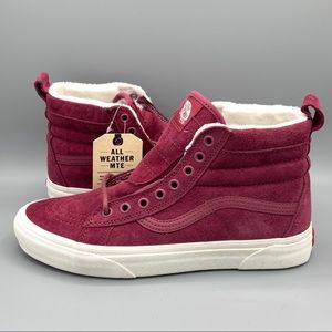 NEW Womens Vans SK8-Hi MTE Dry Rose All Weather
